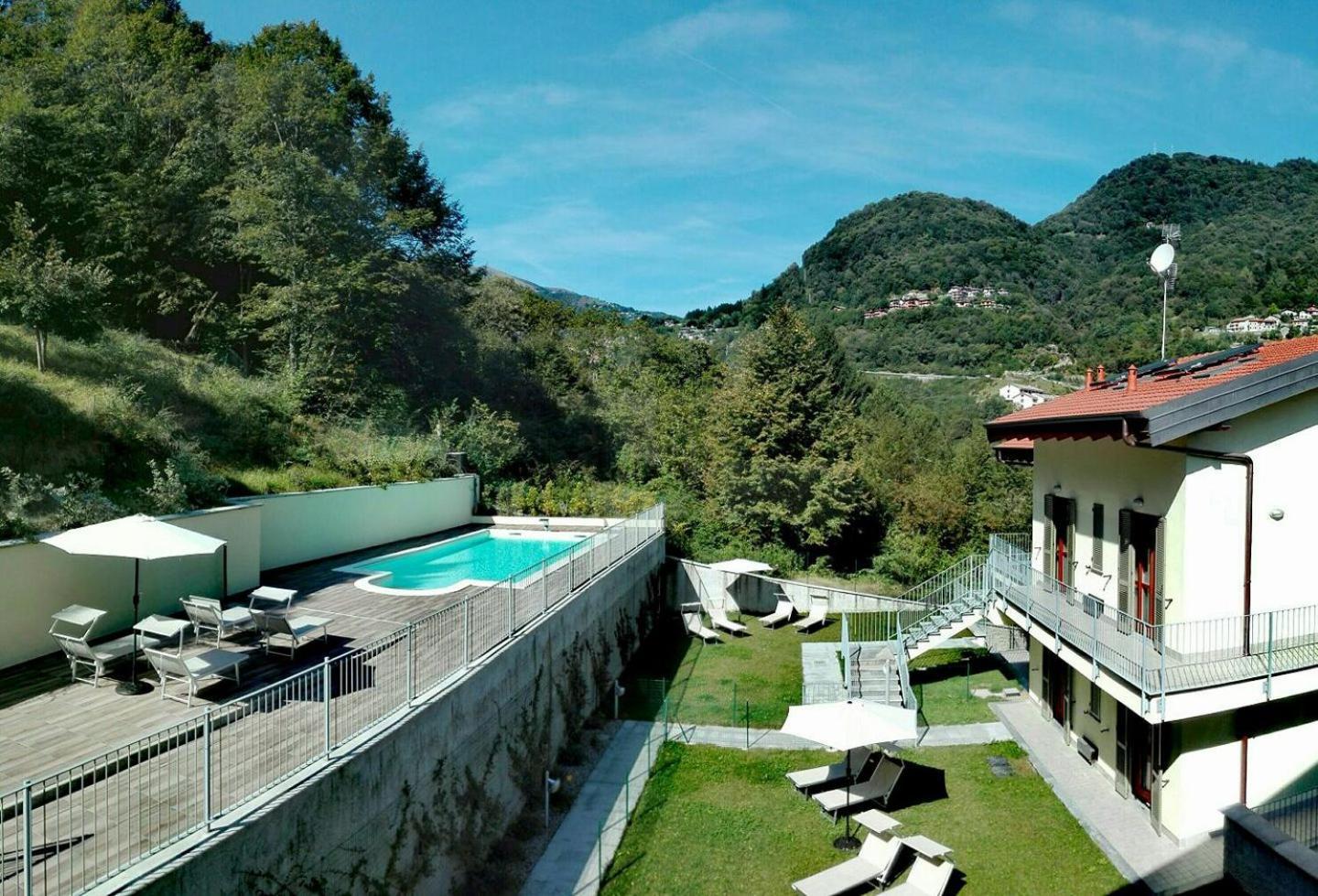 Vista Dolce Isola _ Lakeview Pool, Terrace & Garden Apartment آرجينيو المظهر الخارجي الصورة