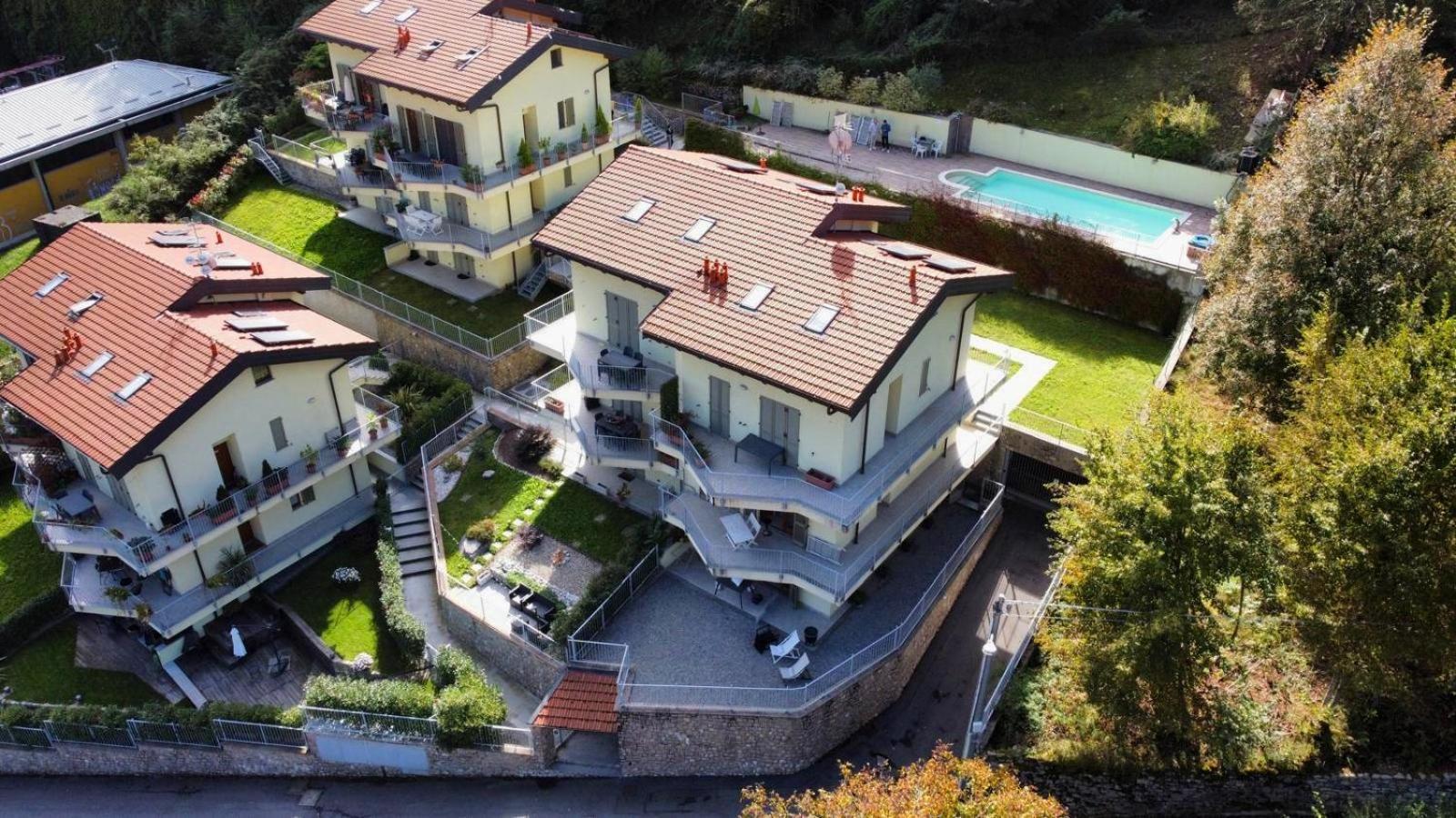 Vista Dolce Isola _ Lakeview Pool, Terrace & Garden Apartment آرجينيو المظهر الخارجي الصورة