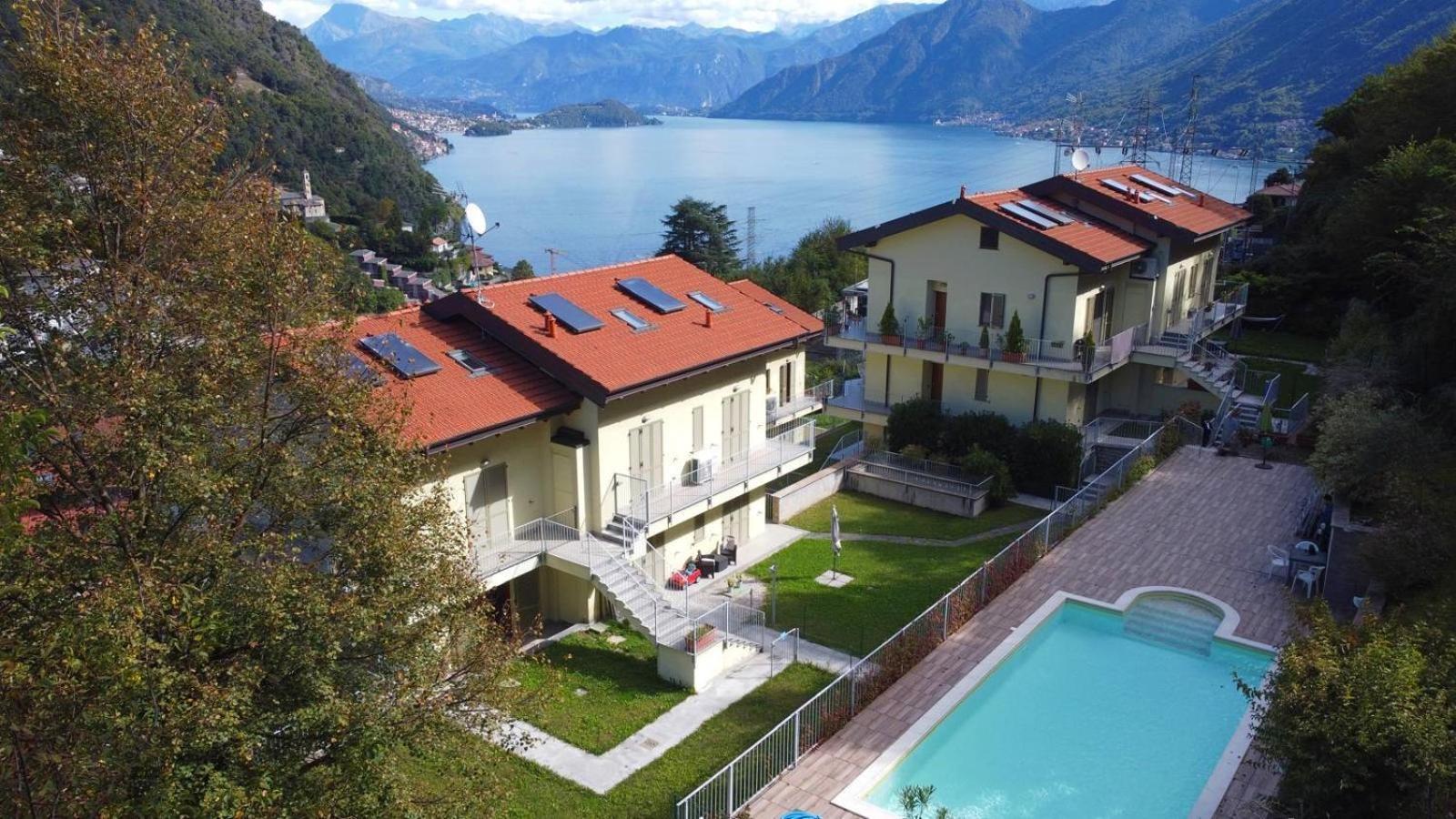 Vista Dolce Isola _ Lakeview Pool, Terrace & Garden Apartment آرجينيو المظهر الخارجي الصورة